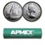 1963 Canada Silver Dimes 50-Coin Roll BU