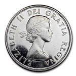 1963 Canada Silver Half Dollar 20-Coin Roll BU