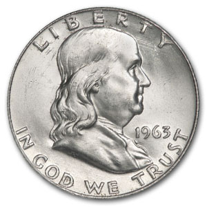 1963-D Franklin Half Dollar 