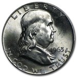 1963-D Franklin Half Dollar MS-64 PCGS (FBL)