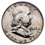 1963-D Franklin Half Dollar MS-65 PCGS (FBL)