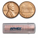 1963-D Lincoln Cent 50-Coin Roll BU