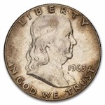 1963 Franklin Half Dollar 20-Coin Roll Avg Circ