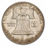 1963 Franklin Half Dollar 20-Coin Roll Avg Circ