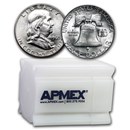 1963 Franklin Half Dollar 20-Coin Roll BU
