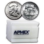 1963 Franklin Half Dollar 20-Coin Roll BU