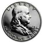 1963 Franklin Half Dollar 20-Coin Roll Proof