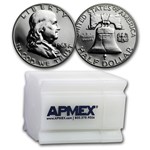 1963 Franklin Half Dollar 20-Coin Roll Proof