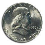 1963 Franklin Half Dollar MS-64 NGC (FBL)