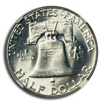 1963 Franklin Half Dollar MS-64 NGC (FBL)