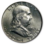 1963 Franklin Half Dollar MS-65 PCGS