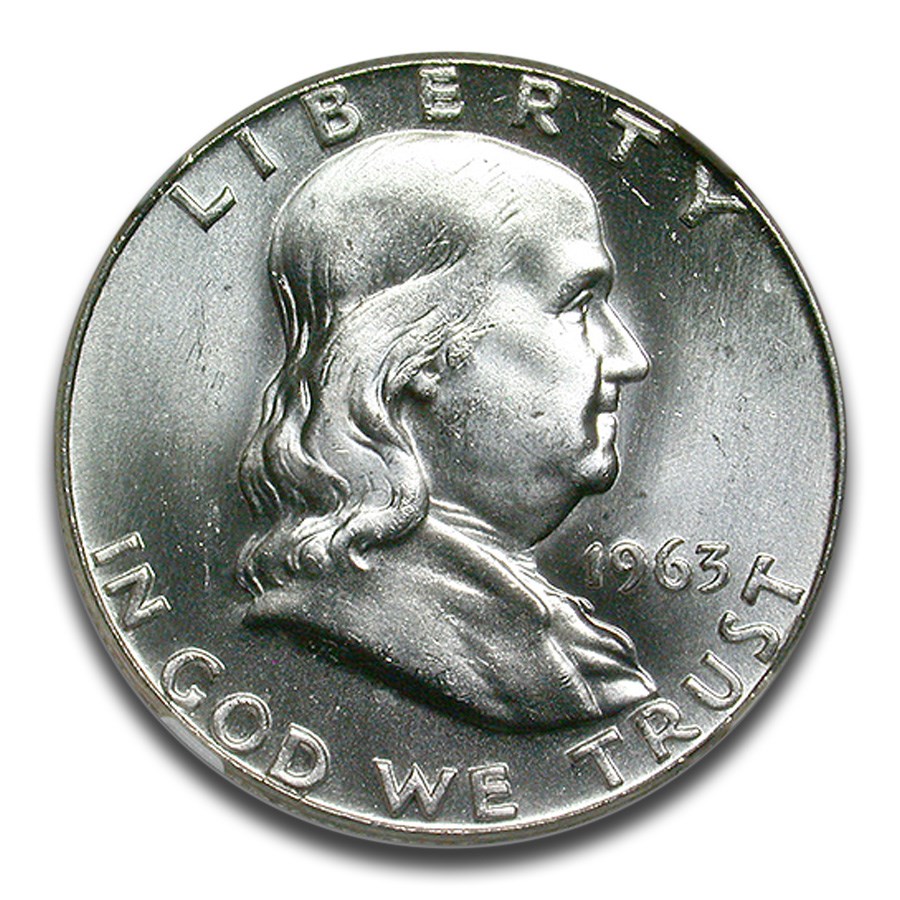 1963 Franklin Half Dollar MS-66 NGC