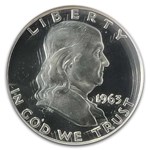 1963 Franklin Half Dollar PF-67 Cameo NGC