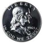 1963 Franklin Half Dollar PF-67 NGC