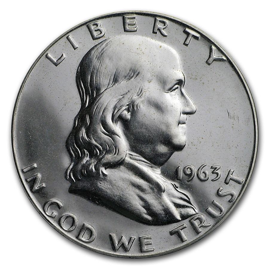 1963 Franklin Half Dollar Proof