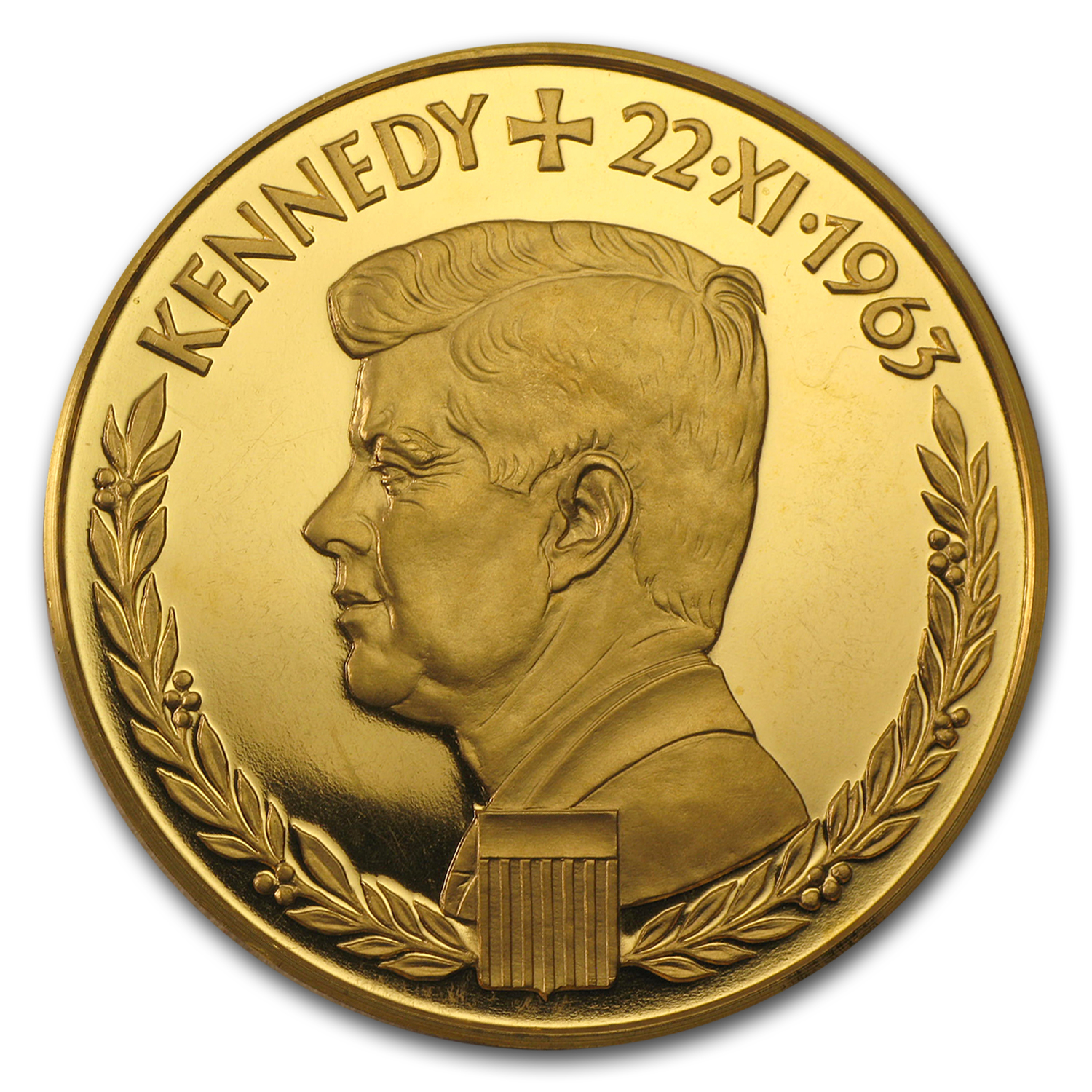 Buy 1963 Germany Gold 20 Ducat Kennedy Medal (.980 Fine) | APMEX