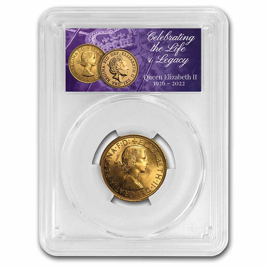 Buy 1963 Great Britain Gold Sovereign Elizabeth II MS-65 PCGS (ER