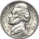 1963 Jefferson Nickel BU