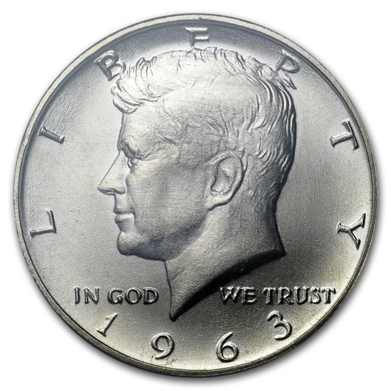 Buy 1963 Kennedy Half Dollar MS64 ANACS Daniel Carr APMEX