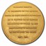 1963 Mexico Gold John F. Kennedy Memorial Medallic 50 Peso BU