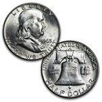 1963-P/D Franklin Half Dollar $20 40-Coin Roll BU (Shotgun Roll)