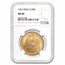 1963 Peru Gold 100 Soles MS-66 NGC