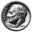 1963 Roosevelt Dime Gem Proof