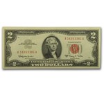 1963 thru 1963-A $2.00 U.S. Notes Red Seal CU
