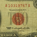 1963 thru 1963-A $2.00 U.S. Notes Red Seal Cull/Good