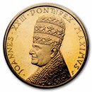 1963 Vatican City Gold Medal John XXIII BU