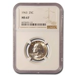 1963 Washington Quarter MS-67 NGC