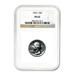 1963 Washington Quarter PF-67 NGC