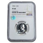 1963 Washington Quarter PF-68 NGC