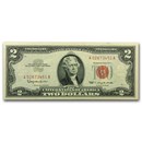 1963s $2.00 U.S. Notes Red Seal AU