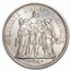 (1964-1973 )France Silver 10 Francs Avg Circ (Random)