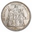 (1964-1973 )France Silver 10 Francs Avg Circ (Random)