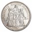 (1964-1973 )France Silver 10 Francs Avg Circ (Random)