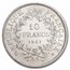 (1964-1973 )France Silver 10 Francs Avg Circ (Random)