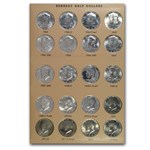1964-2011 Kennedy Half Dollar BU/Proof Set 158 Coins (Dansco)