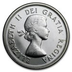 1964 Canada Silver 25 Cents BU/Prooflike