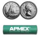 1964 Canada Silver Dimes 50-Coin Roll BU