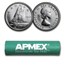 1964 Canada Silver Dimes 50-Coin Roll BU