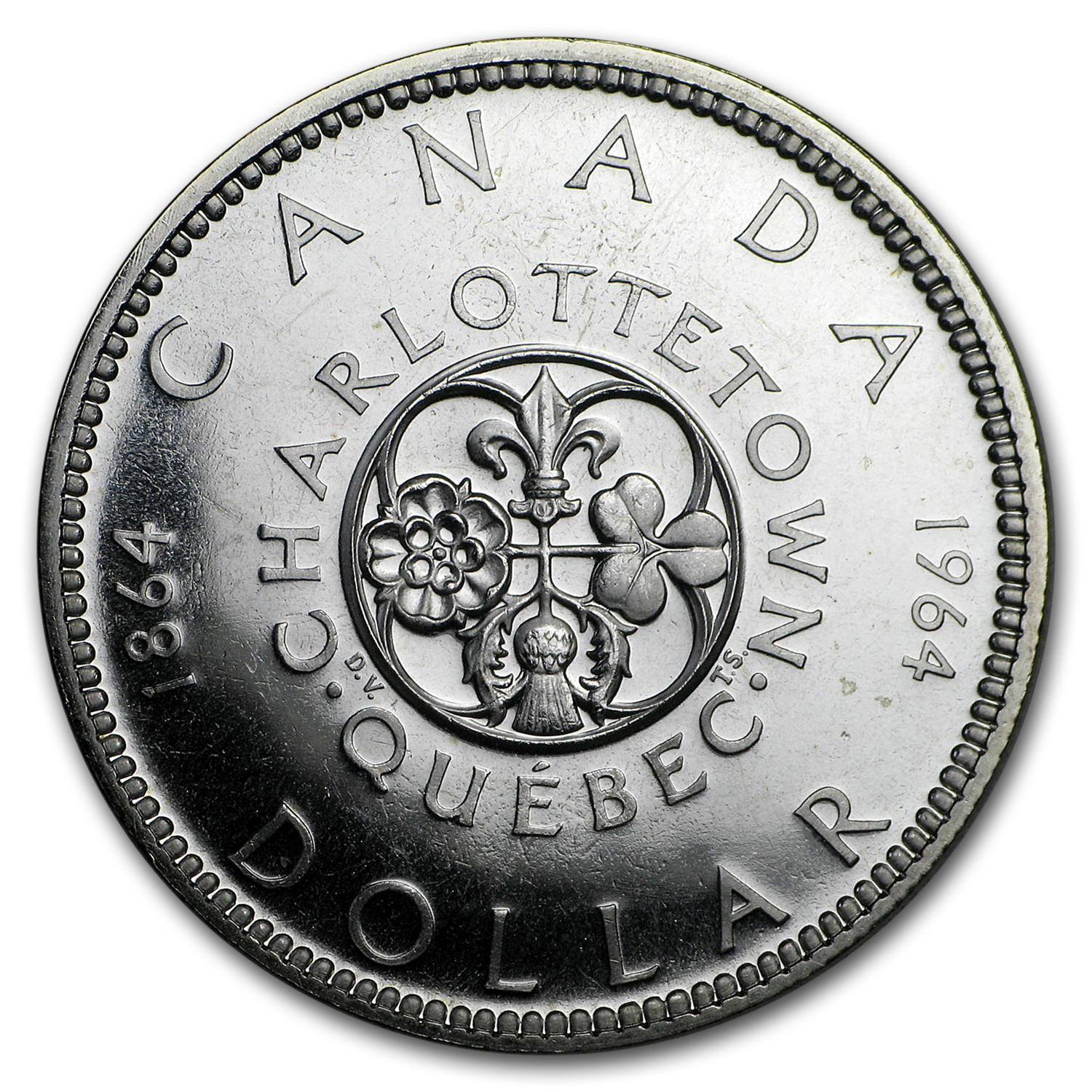 1964 Canada Proof Like Silver Dollar $1 Centennial Coin 