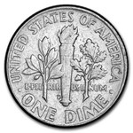 1964-D Roosevelt Dime 50-Coin Roll BU