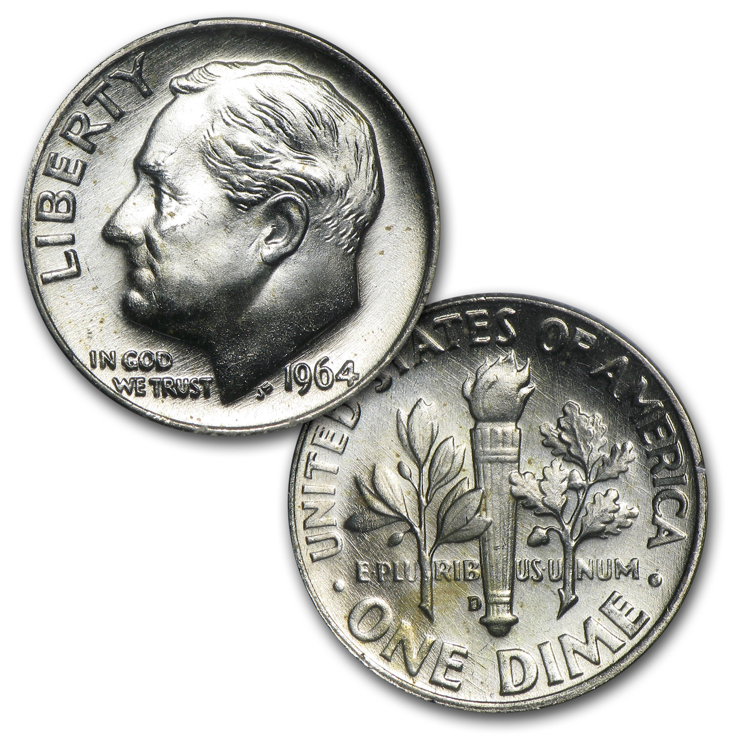 Buy 1964-D Roosevelt Dime MS-64 PCGS (Rare Sample Slab) | APMEX