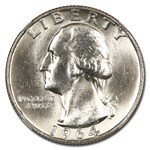 1964-D Washington Quarter MS-64 NGC CAC (Type C, FS-901, Fivaz)