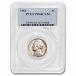 1964 Jefferson Nickel PF-68 Cameo PCGS