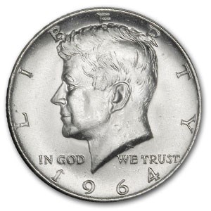 1964 Kennedy Half Dollar BU
