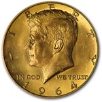 1964 Kennedy Half Dollar (Gold Plated)