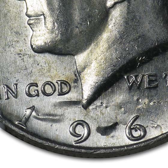 Buy 1964 Kennedy Half Dollar MS-63 NGC (Obverse Lamination Error